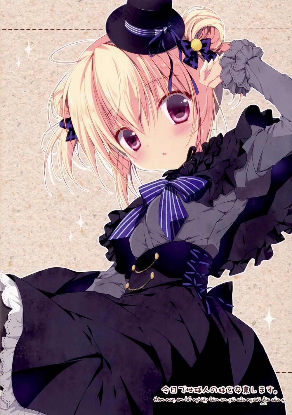 Hôm nay, em sẽ tốt nghiệp làm em gái của người địa cầu. Oneshot trang 17