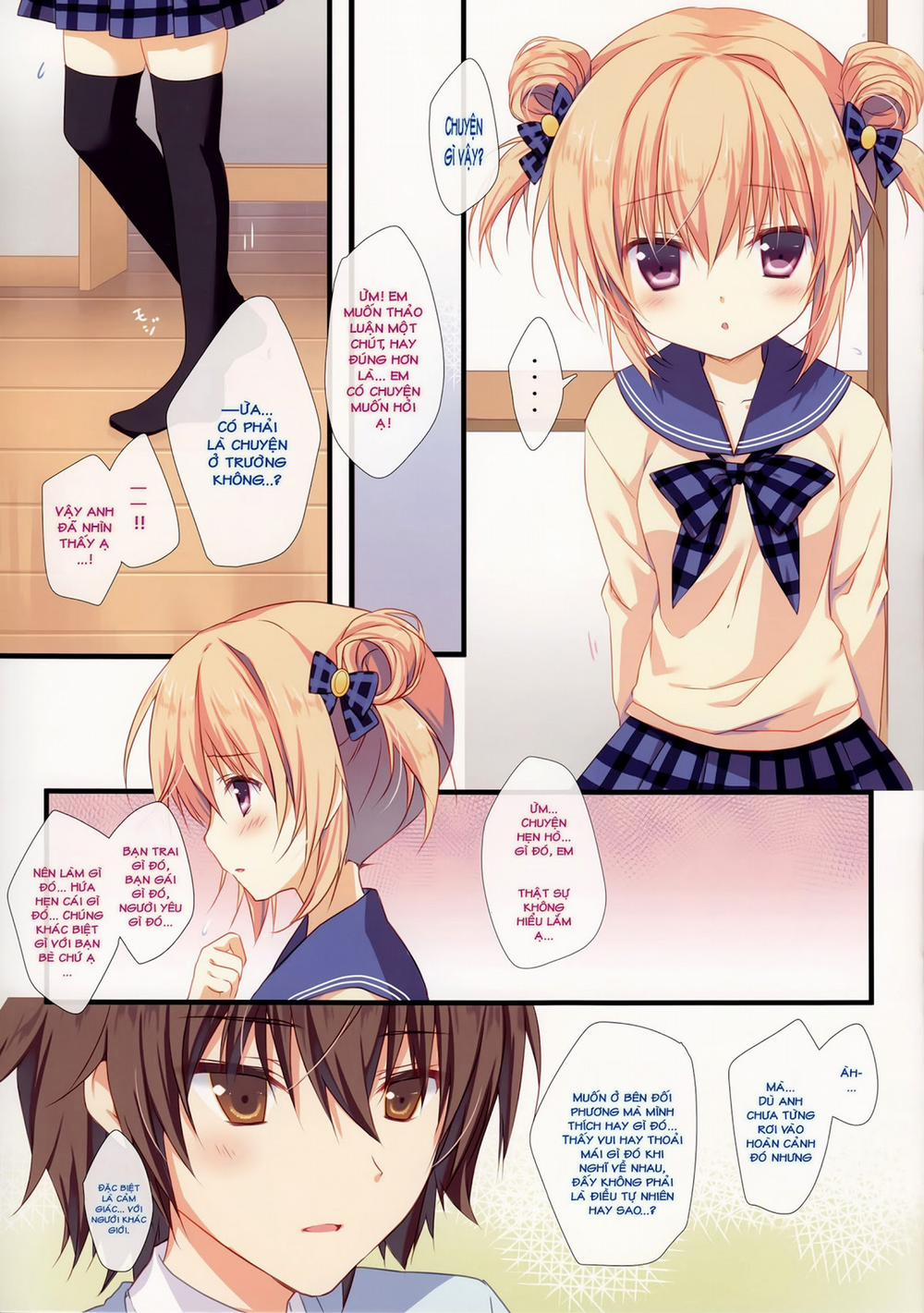 Hôm nay, em sẽ tốt nghiệp làm em gái của người địa cầu. Oneshot trang 4