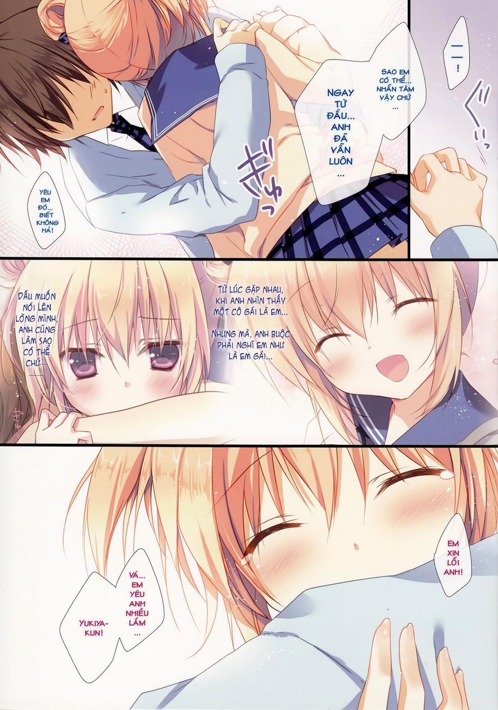 Hôm nay, em sẽ tốt nghiệp làm em gái của người địa cầu. Oneshot trang 8