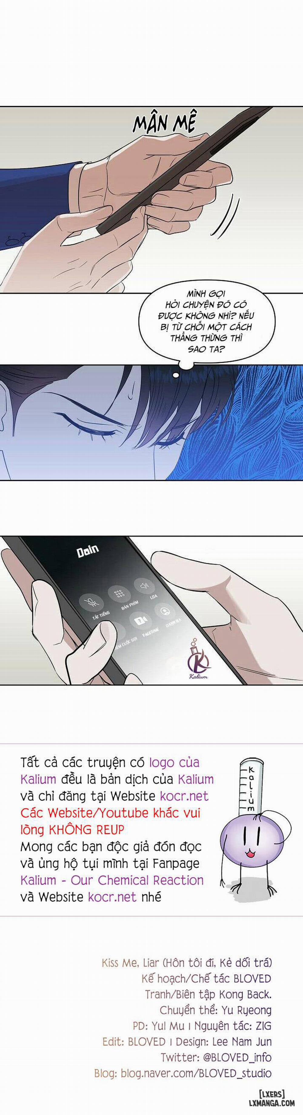 Hôn tôi đi, kẻ dối trá Ngoại truyện 1 trang 20