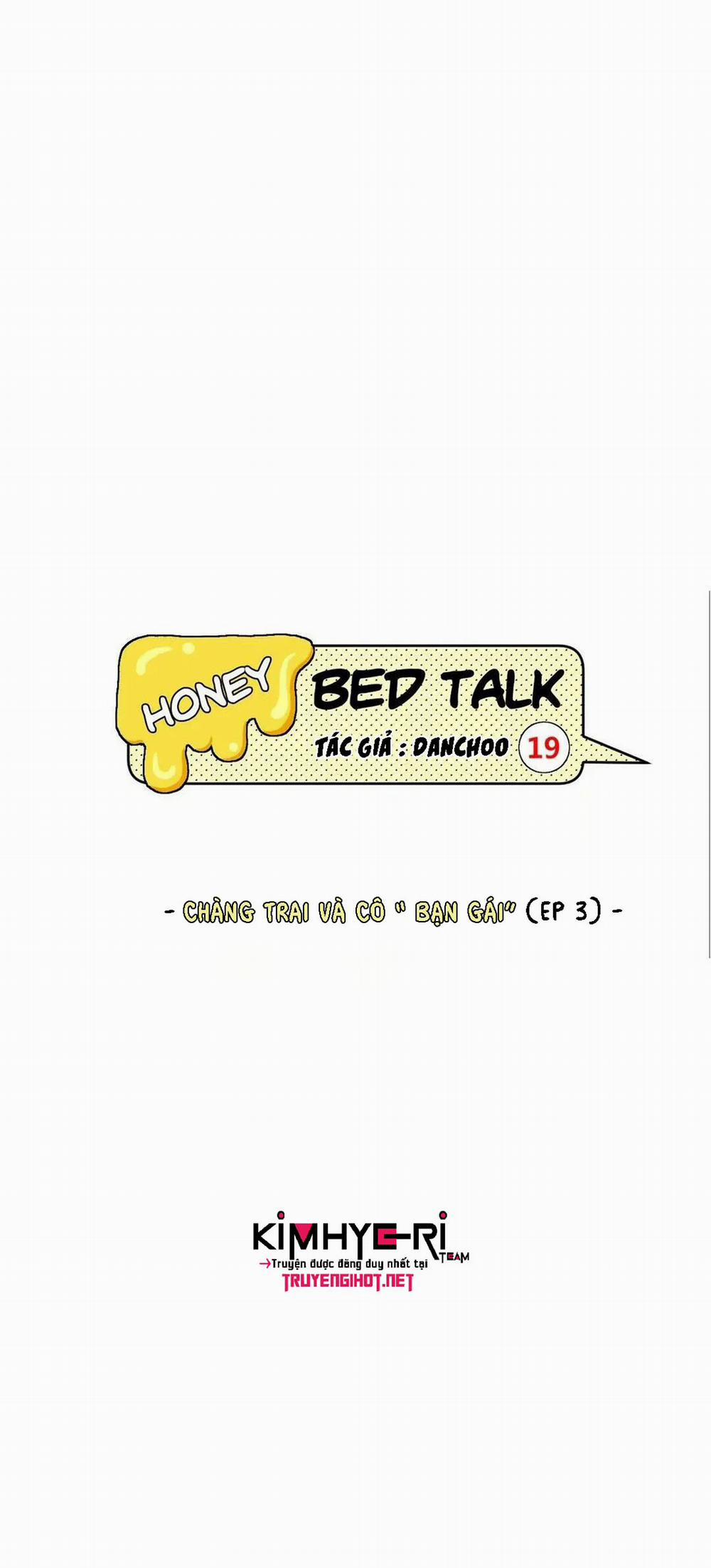 Honey Bed Talk 18 trang 3