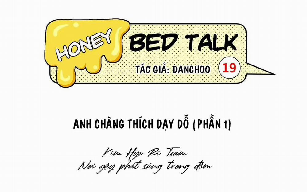 Honey Bed Talk 7 trang 3