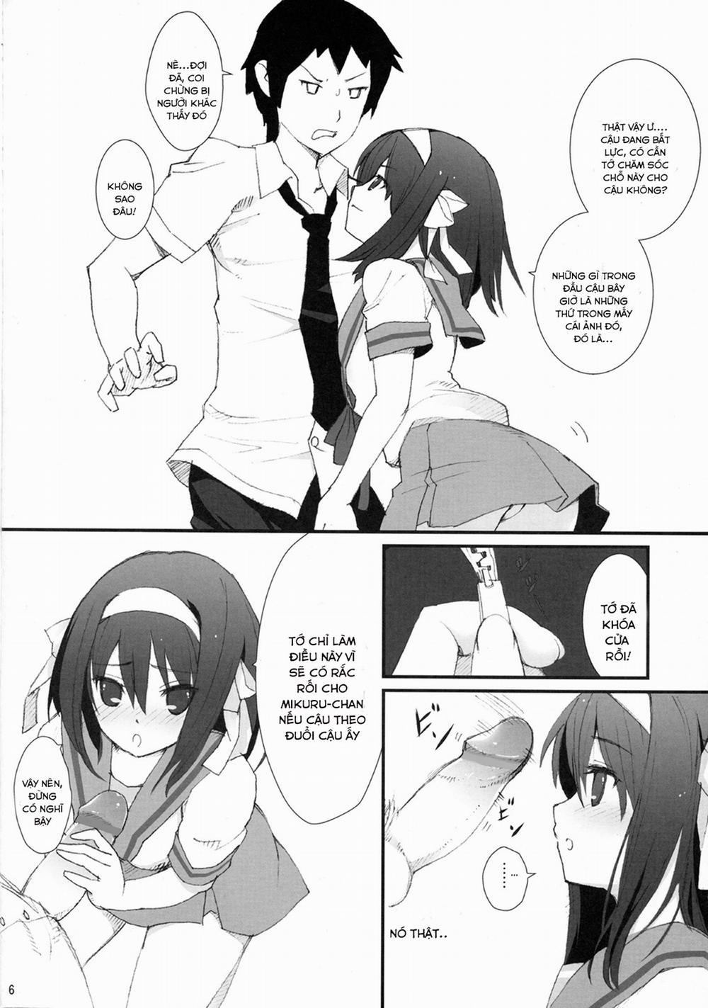 Honto wa Okotteru no yo! Baka... (Suzumiya Haruhi no Yuuutsu) Oneshot trang 4