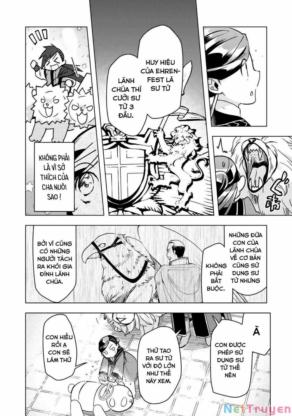 Honzuki No Gekokujou : Dai 3-Bu Ryouchi Ni Hon O Hirogeyou ! 0 Sự ra đời của một kỵ thú trang 11