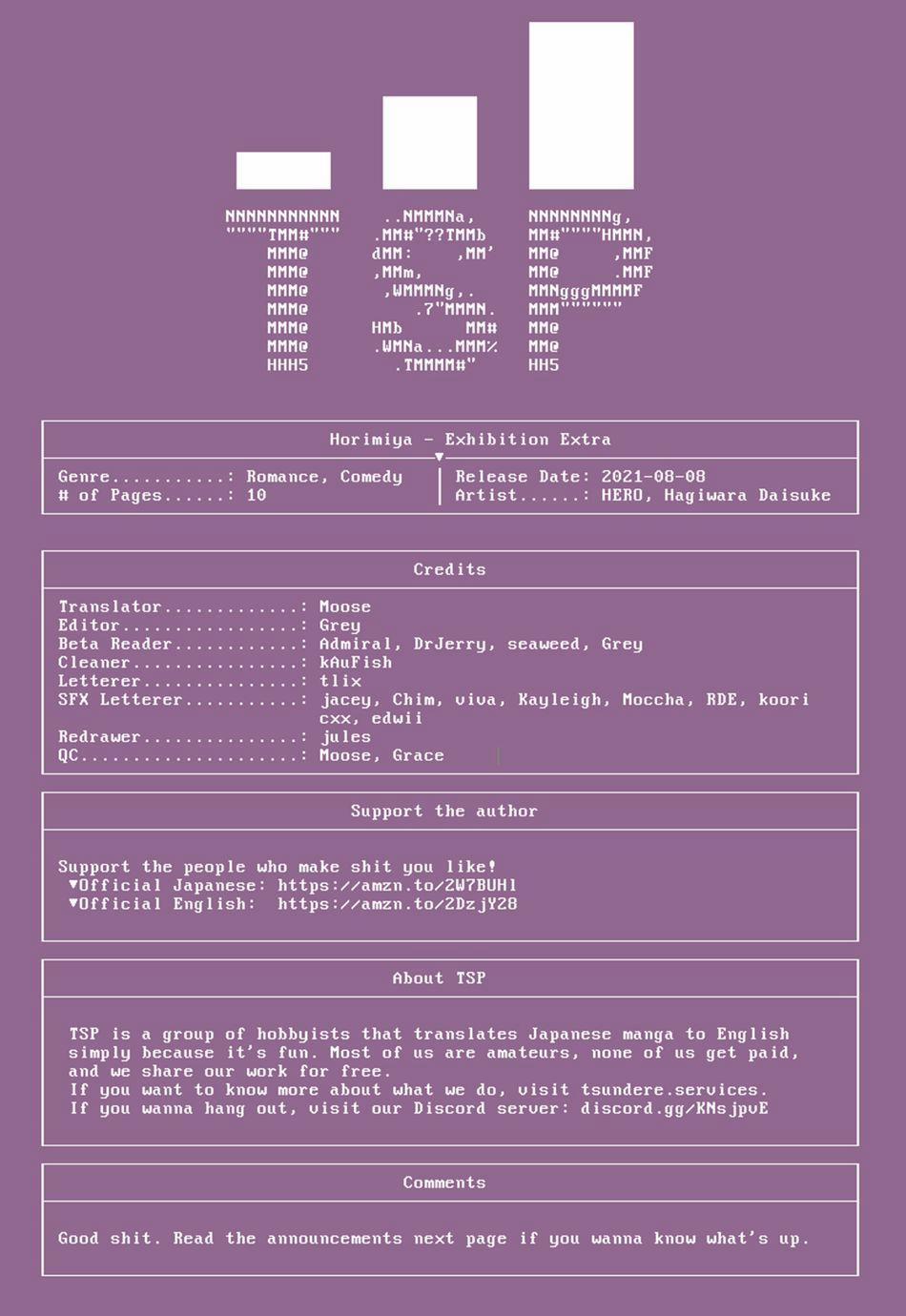 Horimiya 0.0 Exhibition Extra trang 11