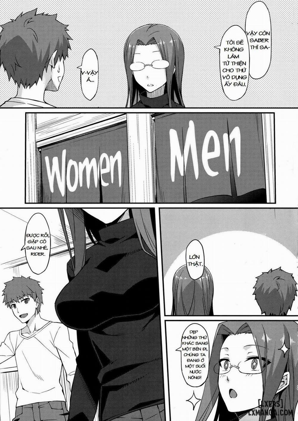 Hot Spring Inn With Rider-san Oneshot trang 3