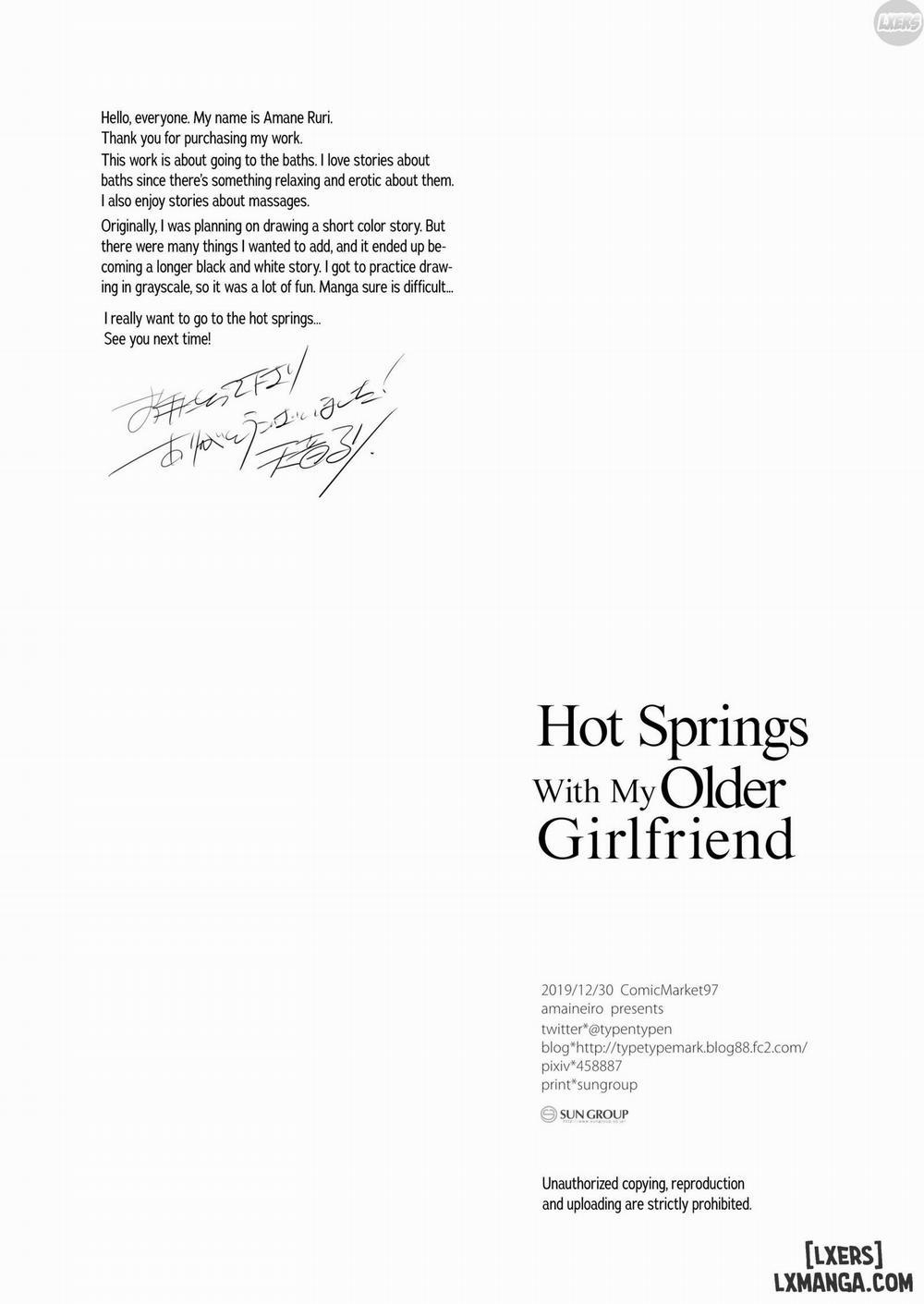 Hot Springs With My Older Girlfriend Oneshot trang 28