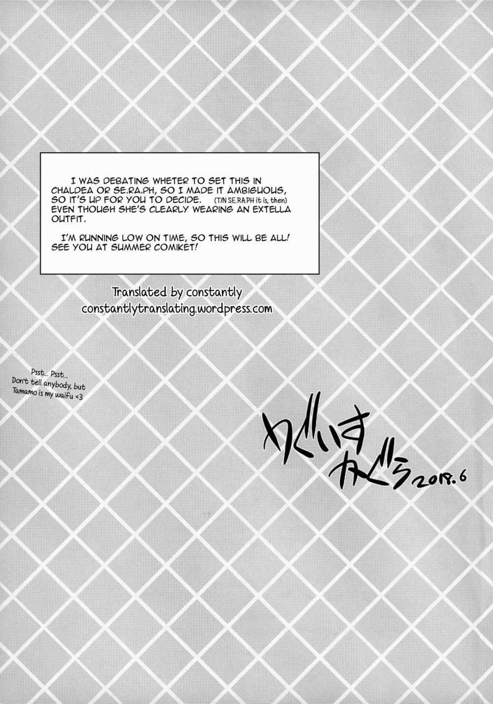 Houkago Tamamo Club (Fate Extra) Oneshot trang 20