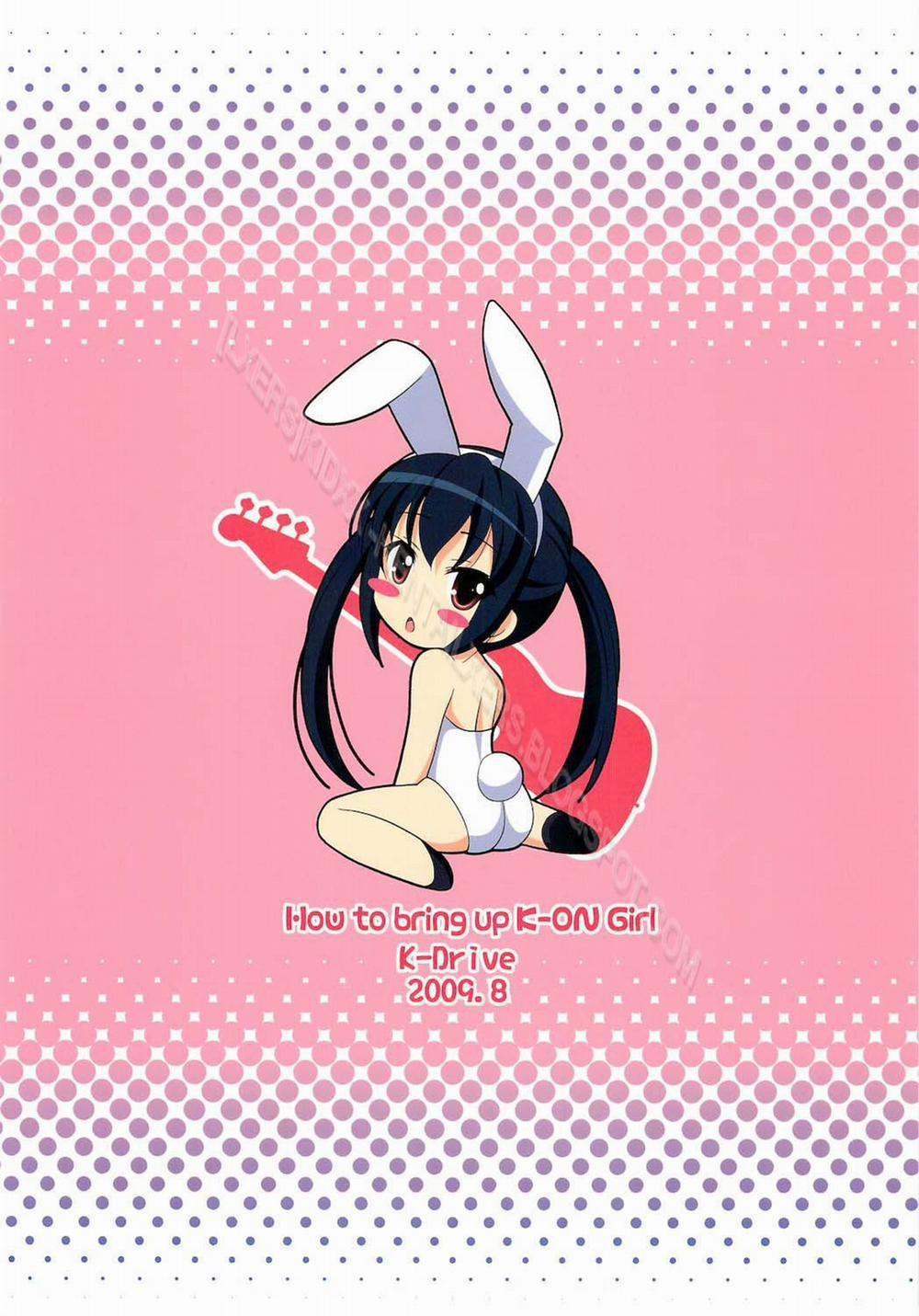 How to bring up K-ON Girl (K-ON) Oneshot trang 17