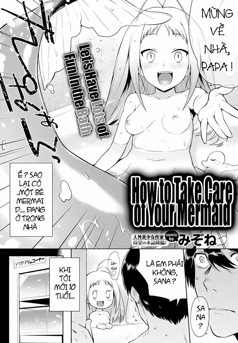 How To Take Care Of Your Mermaid oneshot trang 1