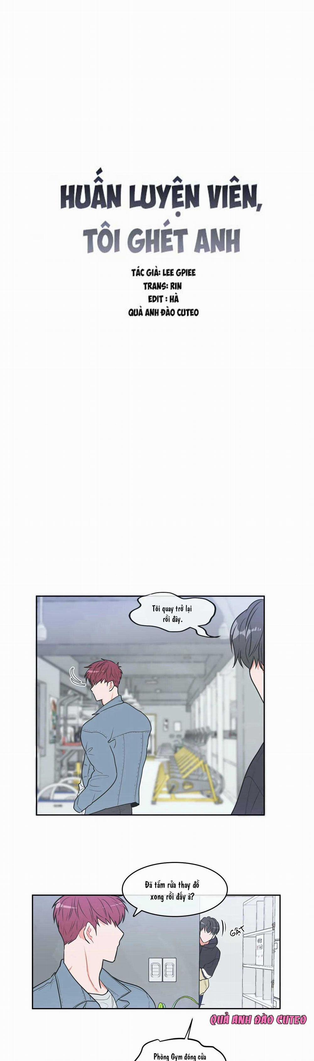 Huấn Luyện Viên Tôi Ghét Cậu 11 trang 0