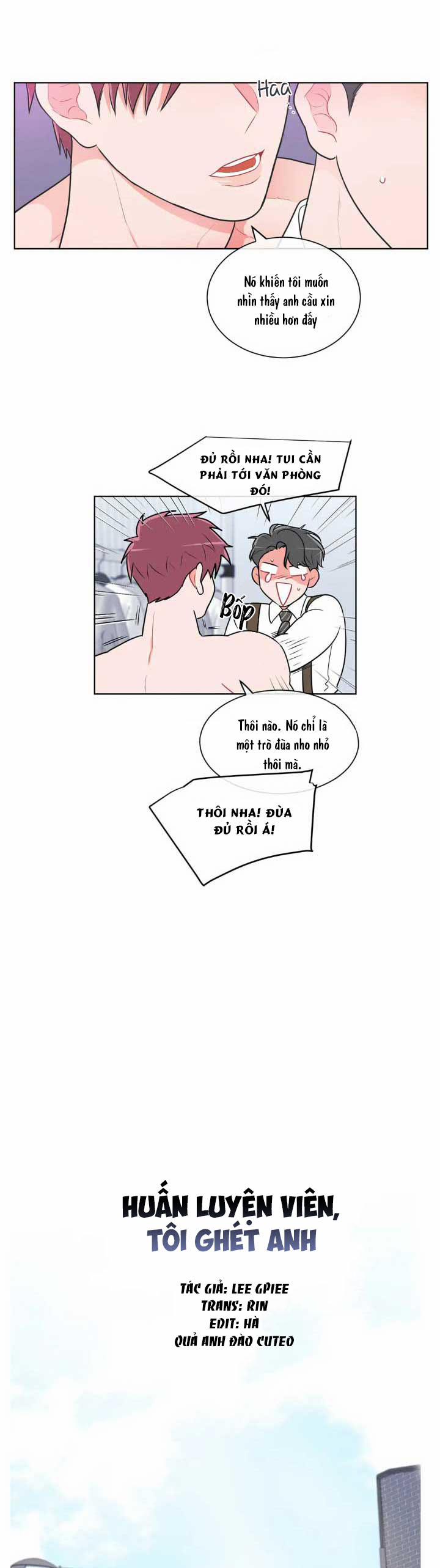 Huấn Luyện Viên Tôi Ghét Cậu 24 trang 8