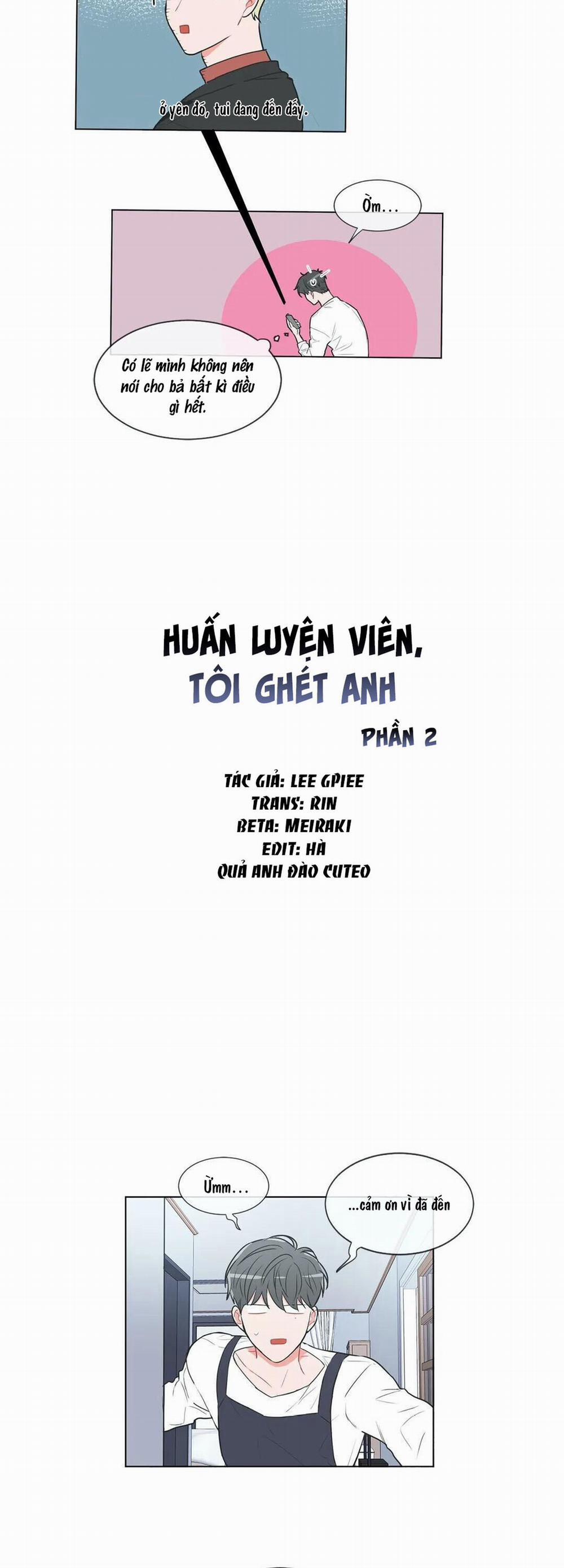 Huấn Luyện Viên Tôi Ghét Cậu 33 trang 2