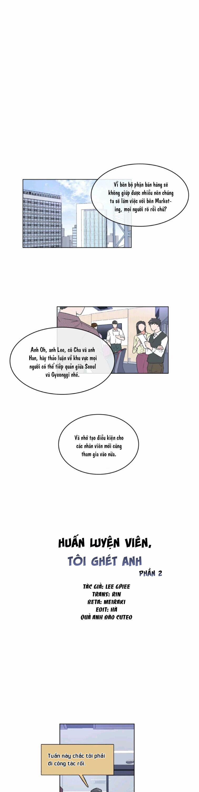 Huấn Luyện Viên Tôi Ghét Cậu 36 trang 0