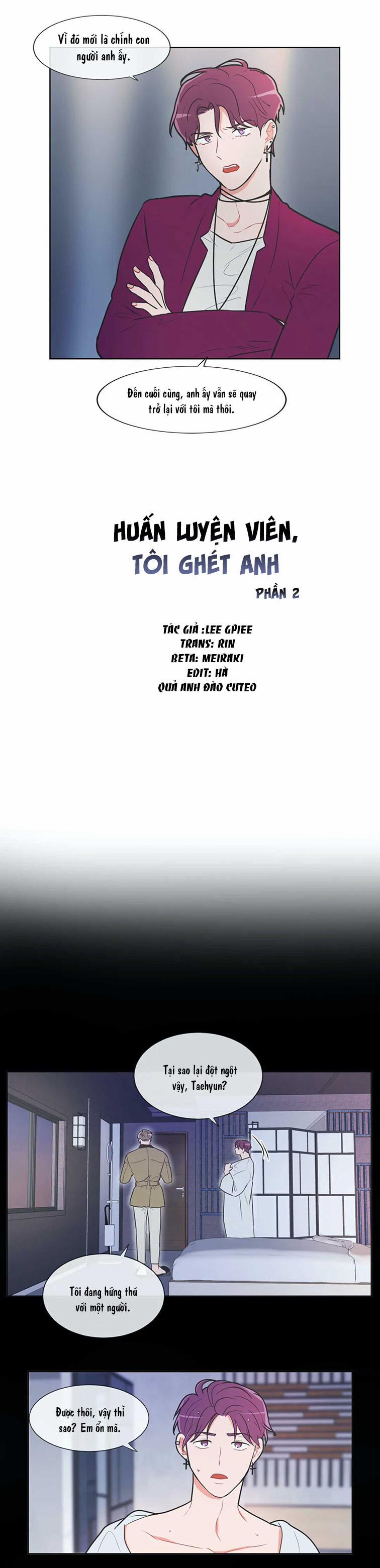 Huấn Luyện Viên Tôi Ghét Cậu 37 trang 1