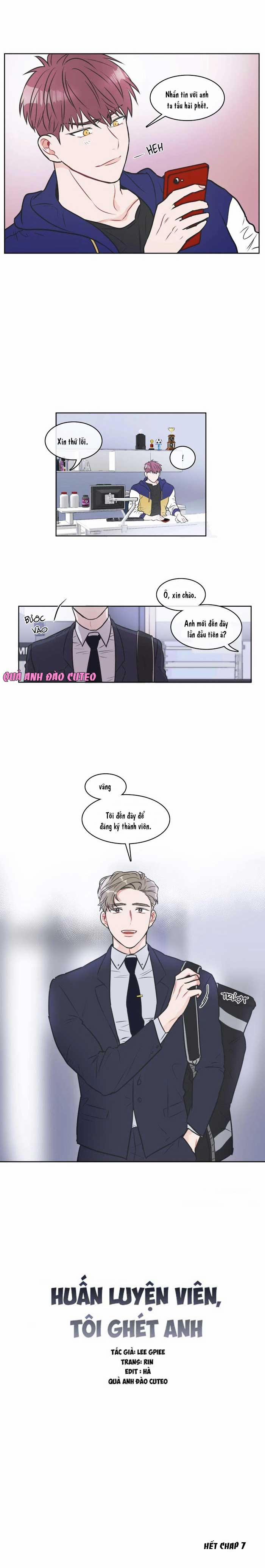 Huấn Luyện Viên Tôi Ghét Cậu 7 trang 15