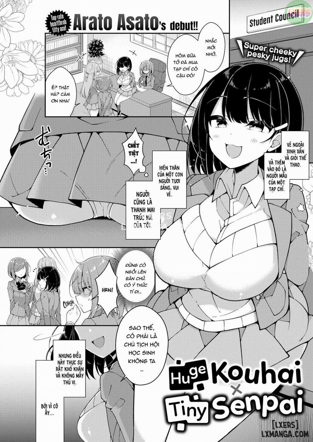 Huge Kouhai X Tiny Senpai Oneshot trang 0