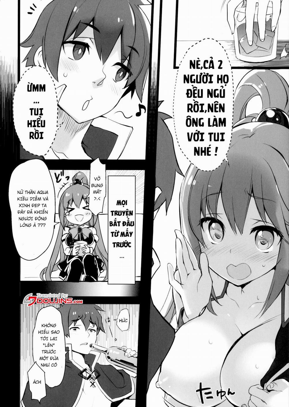 Hyaku Percent Osake no Sei (Kono Subarashii Sekai ni Syukufuku o!) Oneshot trang 4