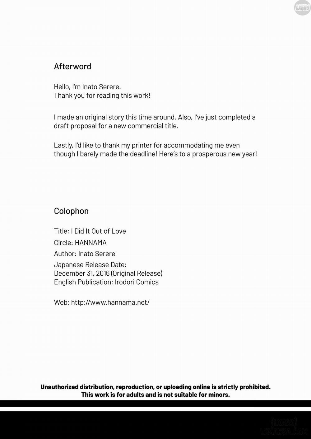 I Did It Out of Love Oneshot trang 20