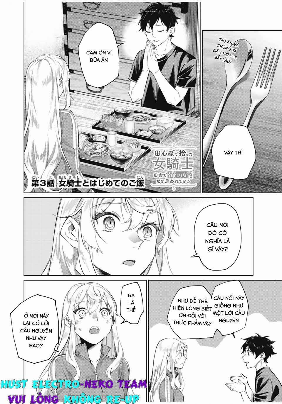 I Found A Female Knight In A Rice Field, In The Countryside They Think She’S My Wife 3 trang 2