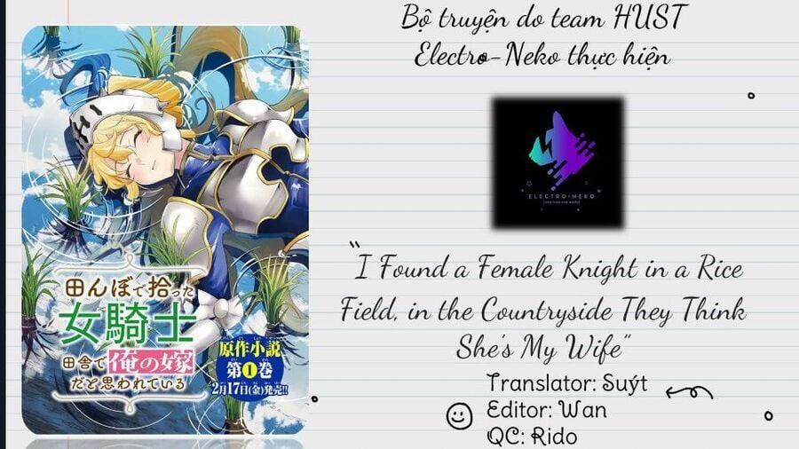 I Found A Female Knight In A Rice Field, In The Countryside They Think She’S My Wife 38 trang 3
