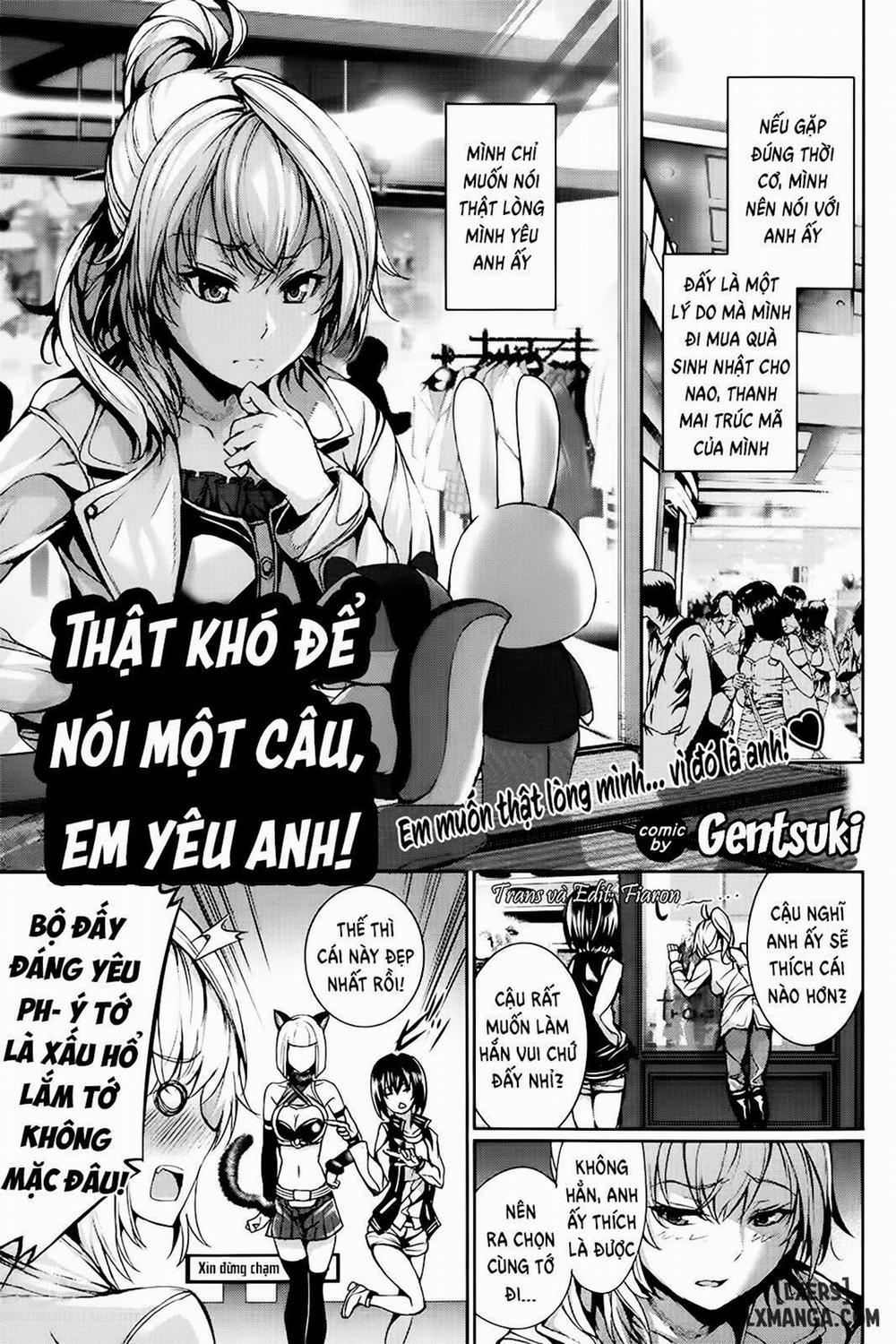 I Just Can't Say I Love You Oneshot trang 0