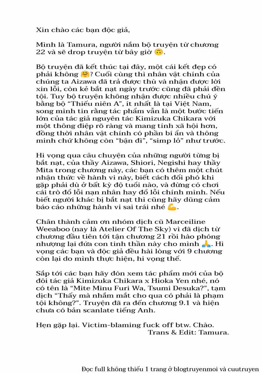 Ijimeru Aitsu Ga Waruinoka, Ijimerareta Boku Ga Waruinoka? 30 trang 39