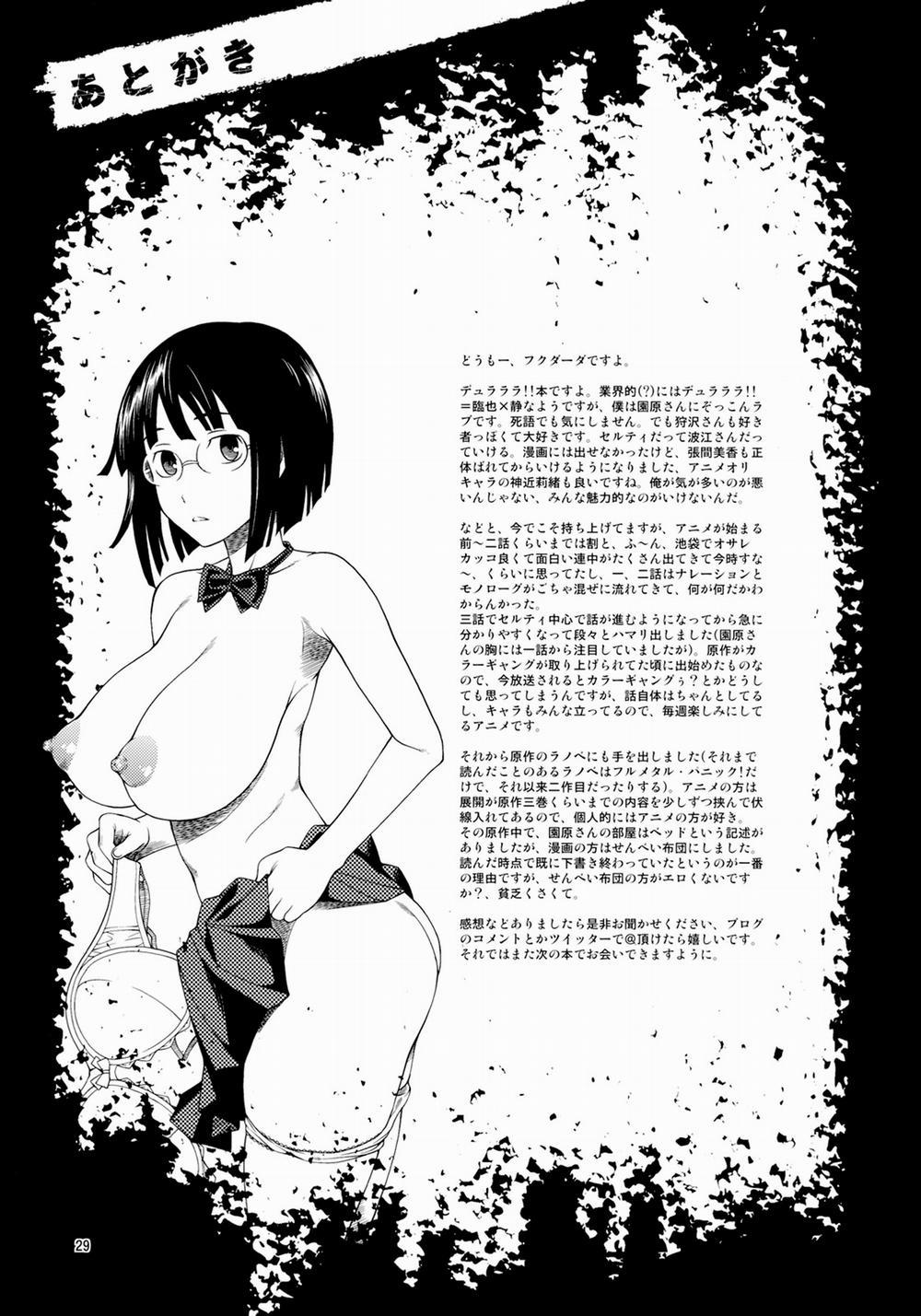Ikebukuro Bust Waist Hip (Durarara!!) Oneshot trang 27