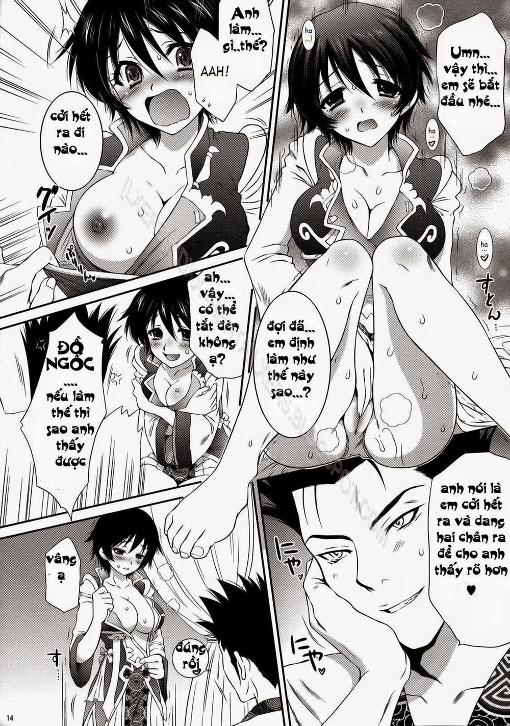 In Sangoku Musou Rikuson Gaiden (Dynasty Warriors) 3 0 Himitsu no Rikuson-chan trang 12