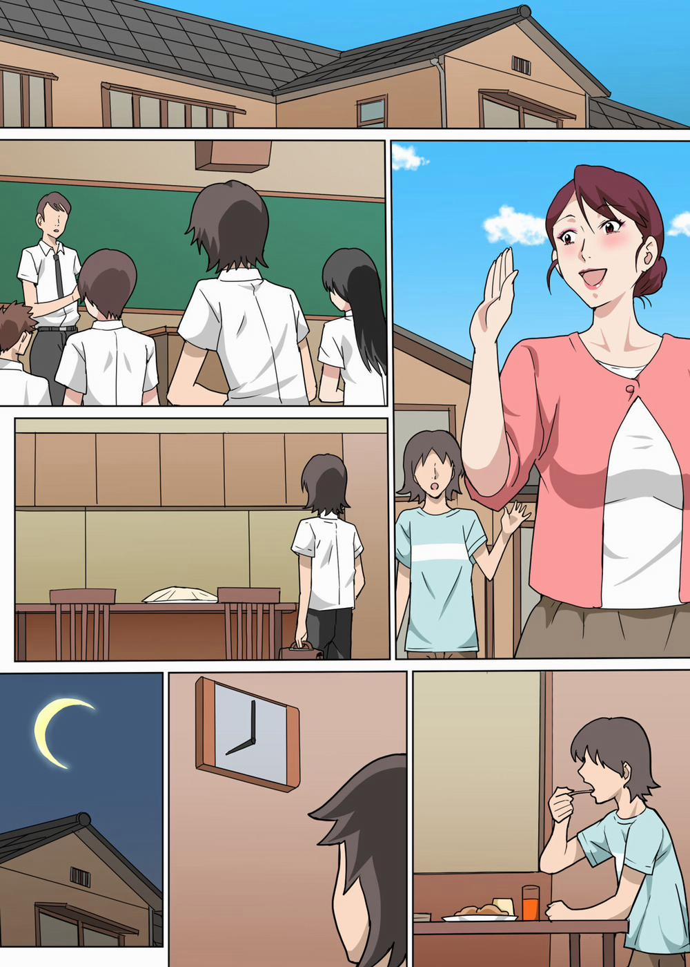 Inaka de Oba-san to Mechamecha Sex Shita Hanashi Oneshot trang 8