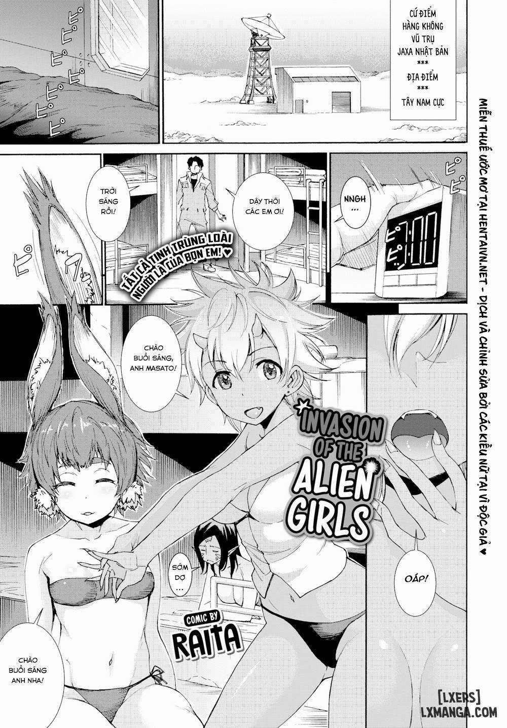 Invasion of the Alien Girls Oneshot trang 0