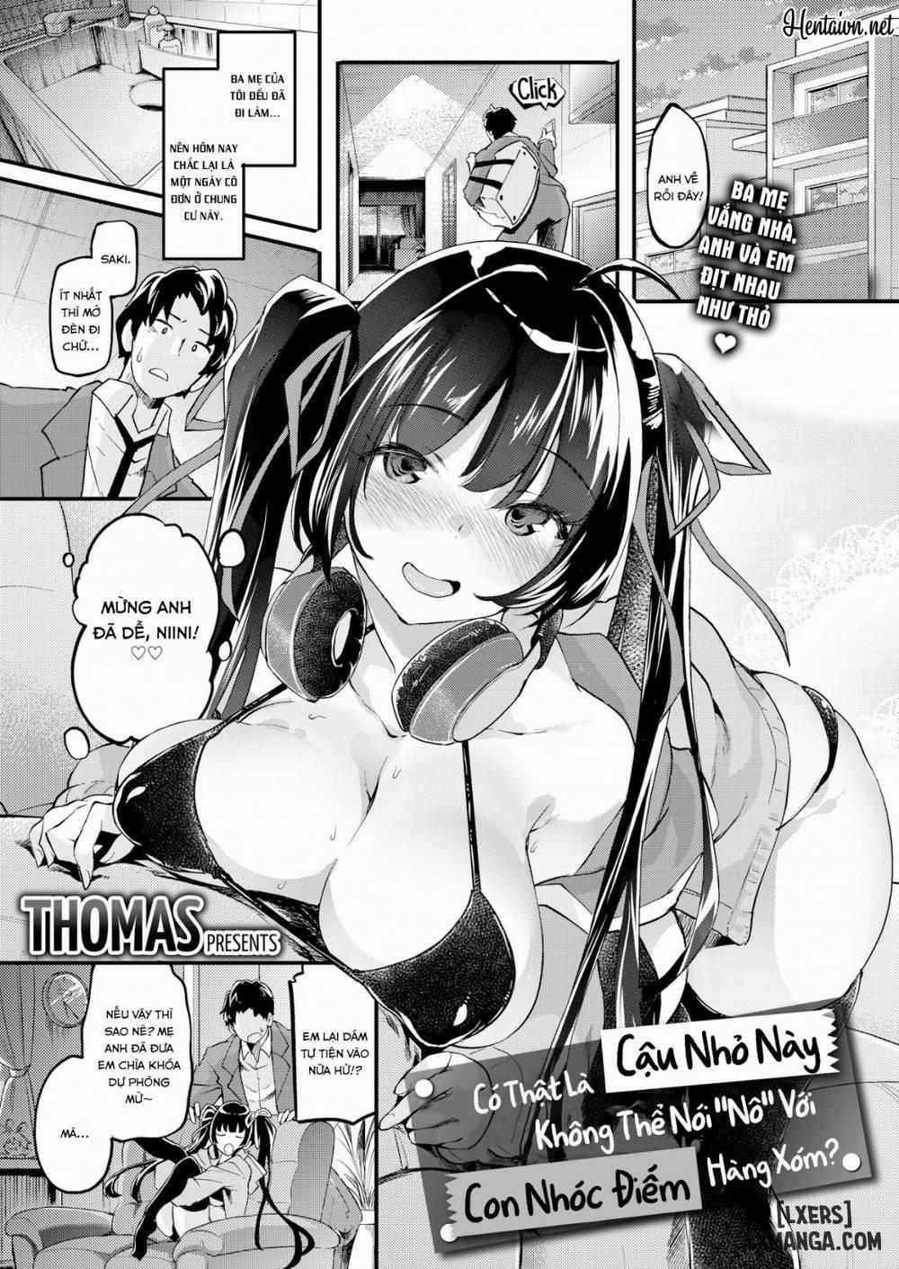 Is It True Your Little Guy Can't Say No to the Slutty Brat Next Door Oneshot trang 0