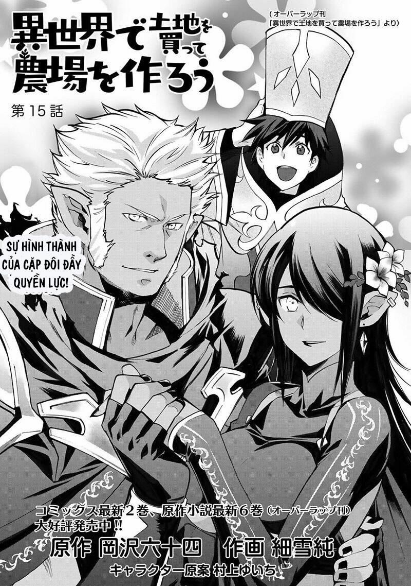 Isekai De Tochi O Katte Noujou O Tsukurou 15 trang 2