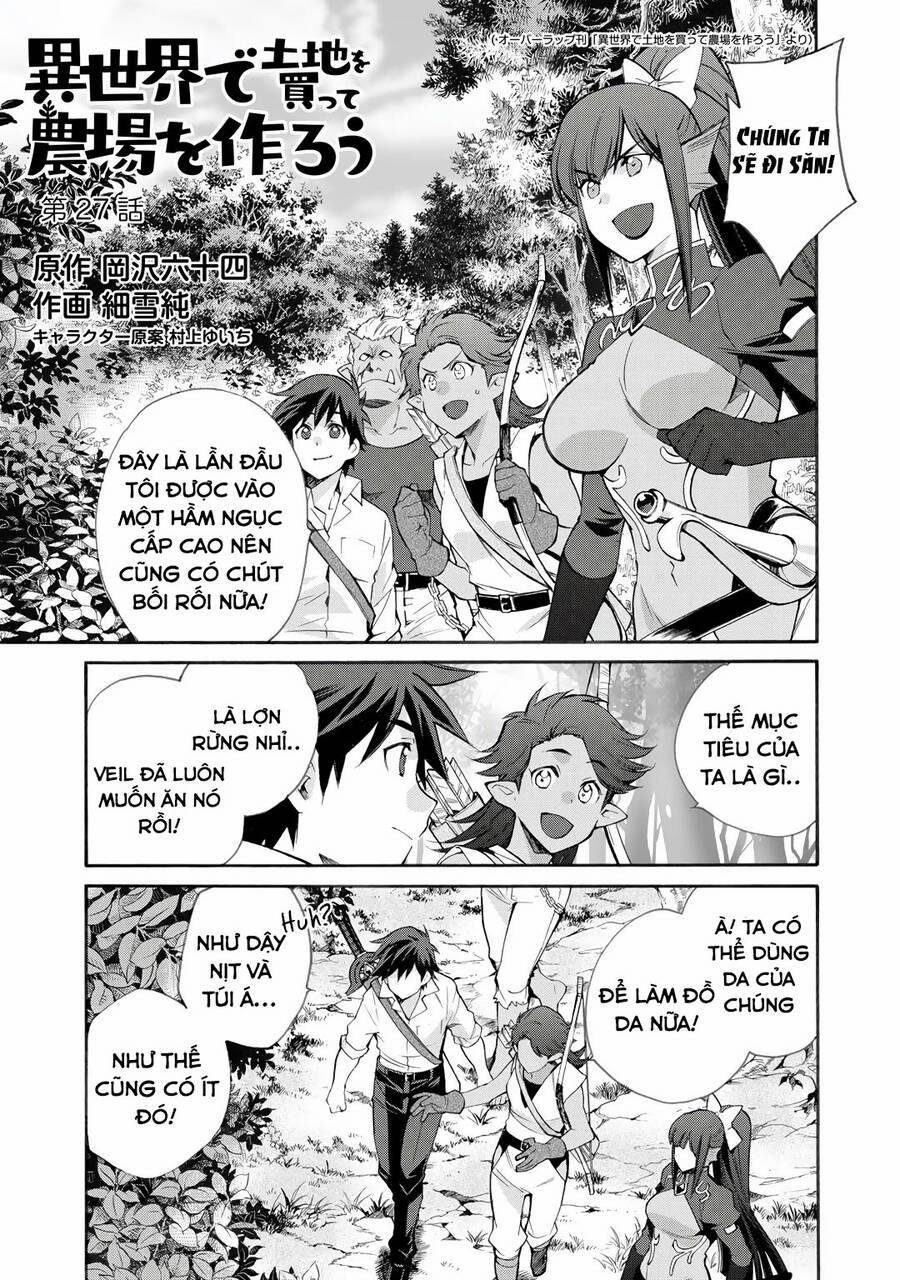 Isekai De Tochi O Katte Noujou O Tsukurou 27.1 trang 1