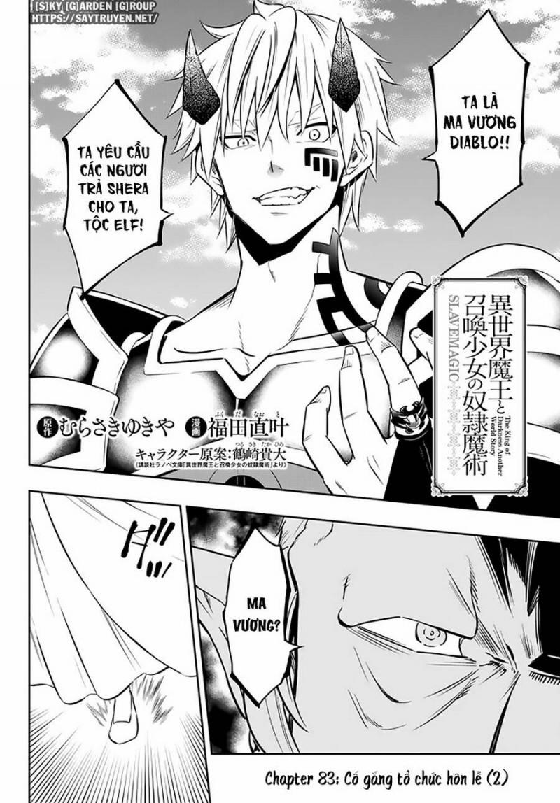 Isekai Maou To Shoukan Shoujo No Dorei Majutsu 83.1 trang 4