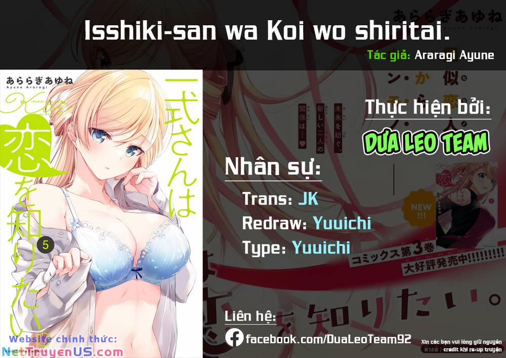 Isshiki-San Wa Koi Wo Shiritai 18 trang 1