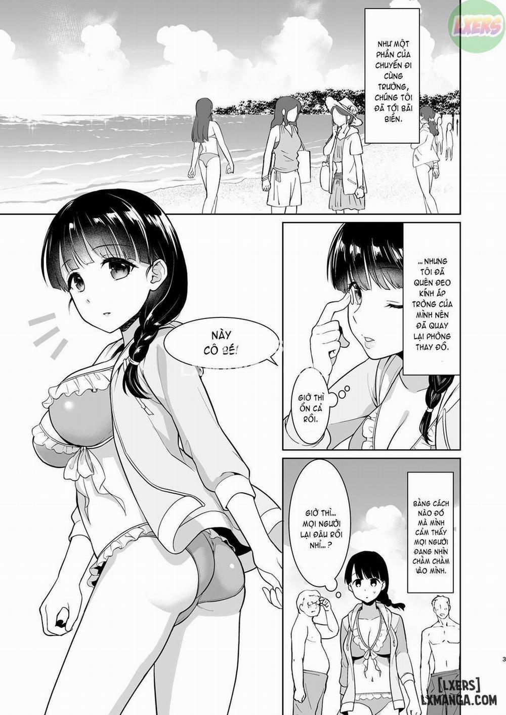 Iya da to Ienai Jimikei Shoujo to Hamabe no Gaikokujin Ryokoukyaku Oneshot trang 1