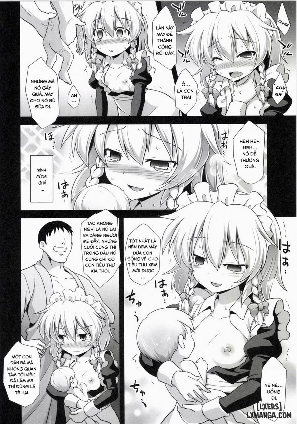 Izayoi Sakuya Sokusei Ninsin Renzoku Shussan Oneshot trang 14