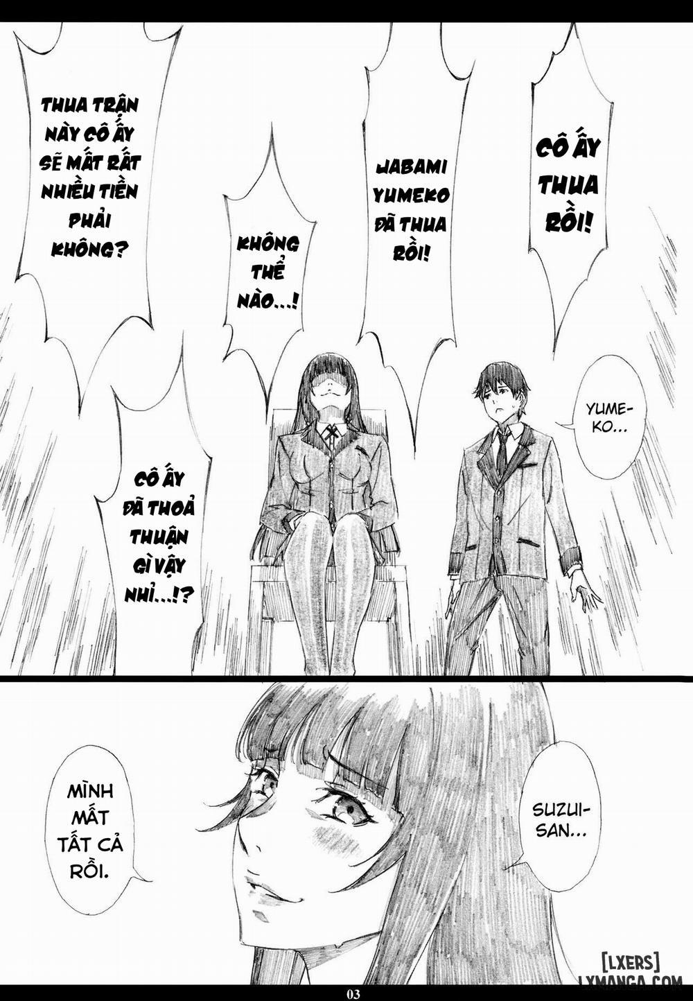 Jabami Yumeko Hentai Koushuu Benjo Tantsubo Nikubenki Onna Oneshot trang 1