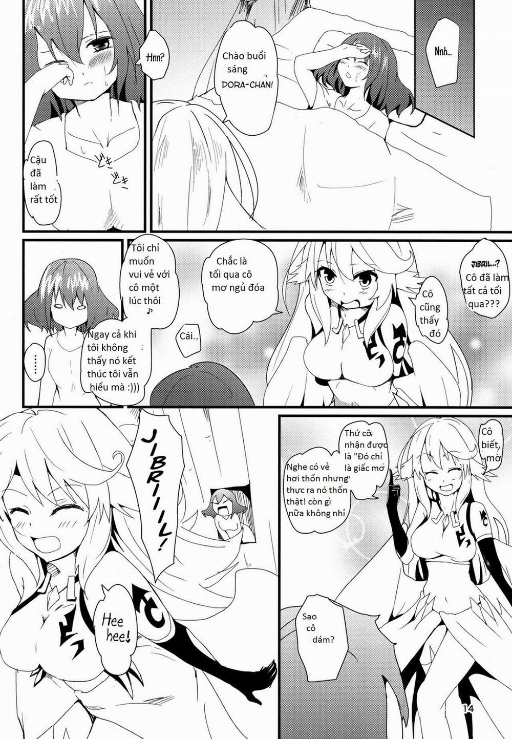 Jibril to Steph no Gohoushi Shitemita (No Game No Life) Oneshot trang 13