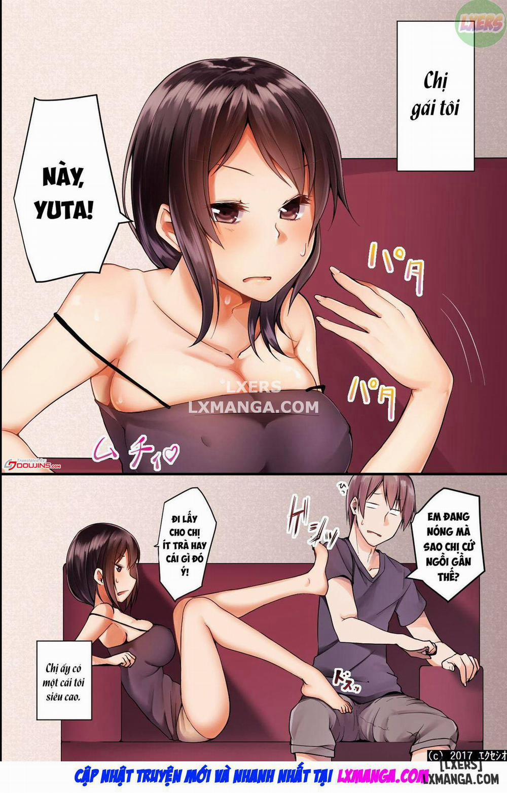 Jikochuu na Kyonyuu Ane to Hinnyuu Imouto Oneshot trang 4