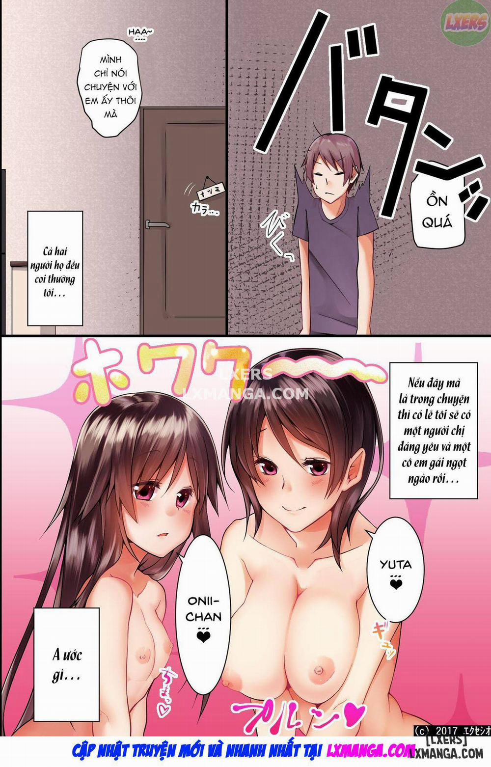 Jikochuu na Kyonyuu Ane to Hinnyuu Imouto Oneshot trang 6