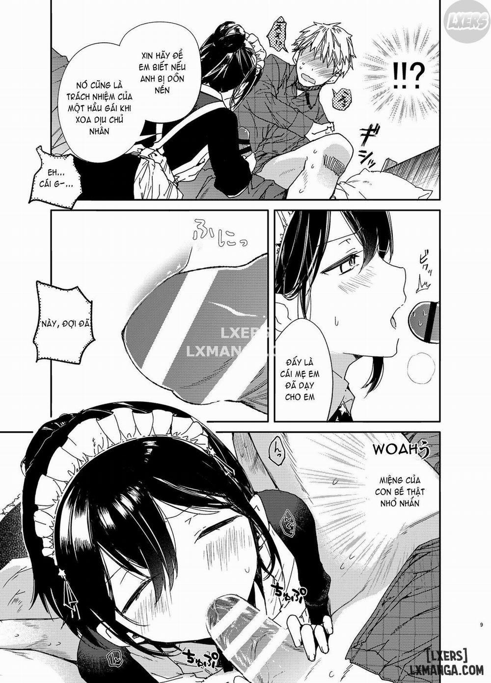 Jitome Maid-san to Love Love Ecchi Oneshot trang 8