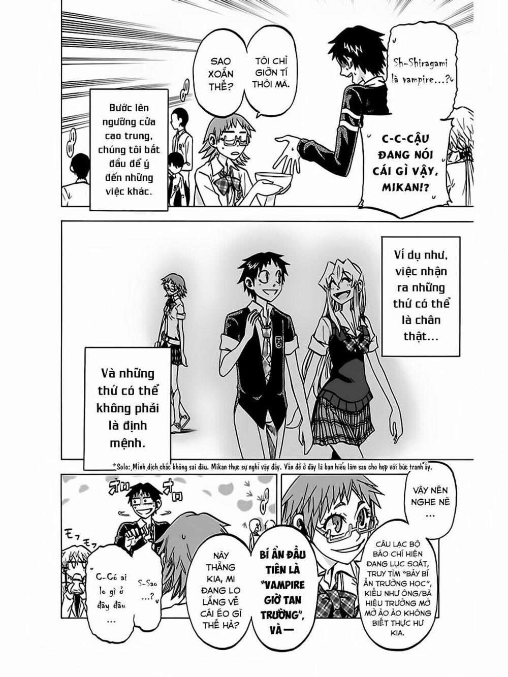 Jitsu Wa Watashi Wa Information 0 Hãy điều tra Bảy bí ẩn trường học nào!! trang 2