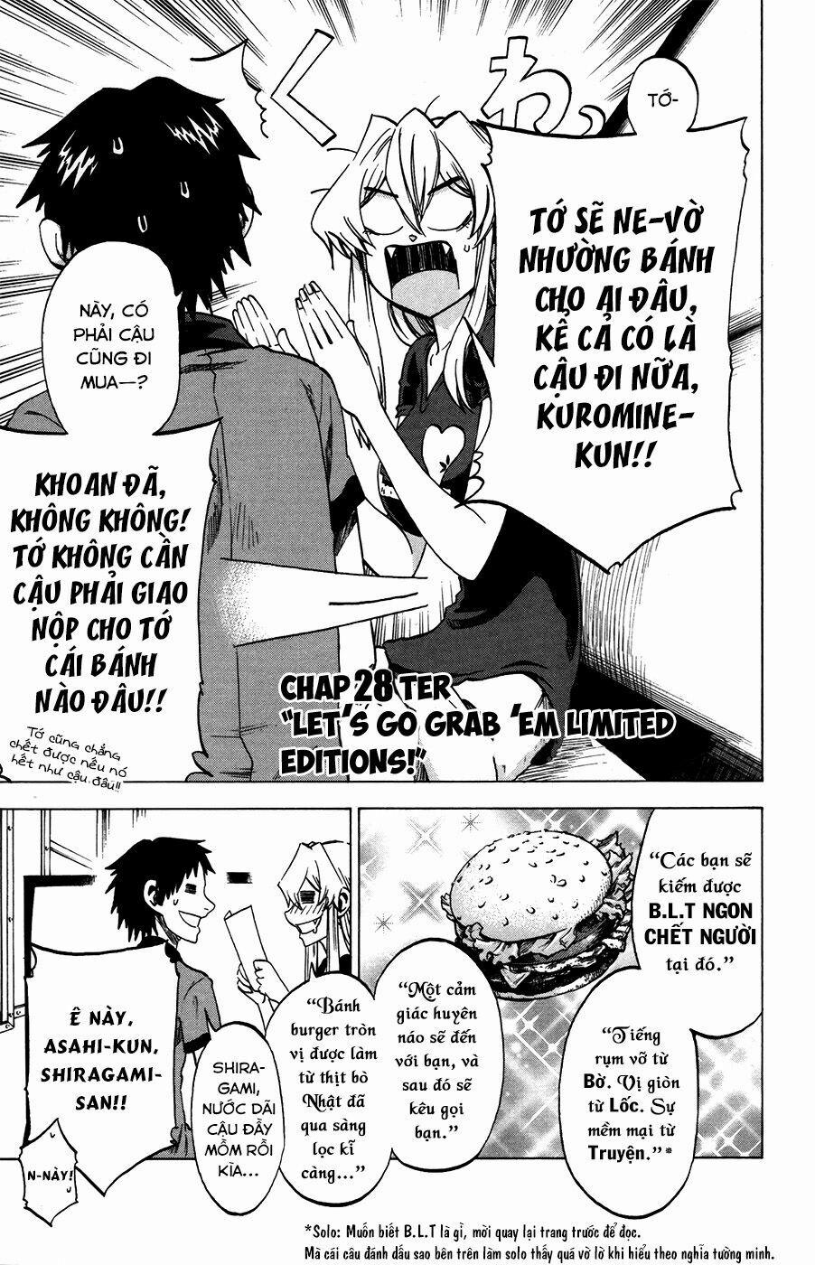 Jitsu Wa Watashi Wa Information 0 Hãy hốt hàng burger "giới hạn ver." nào!! trang 3