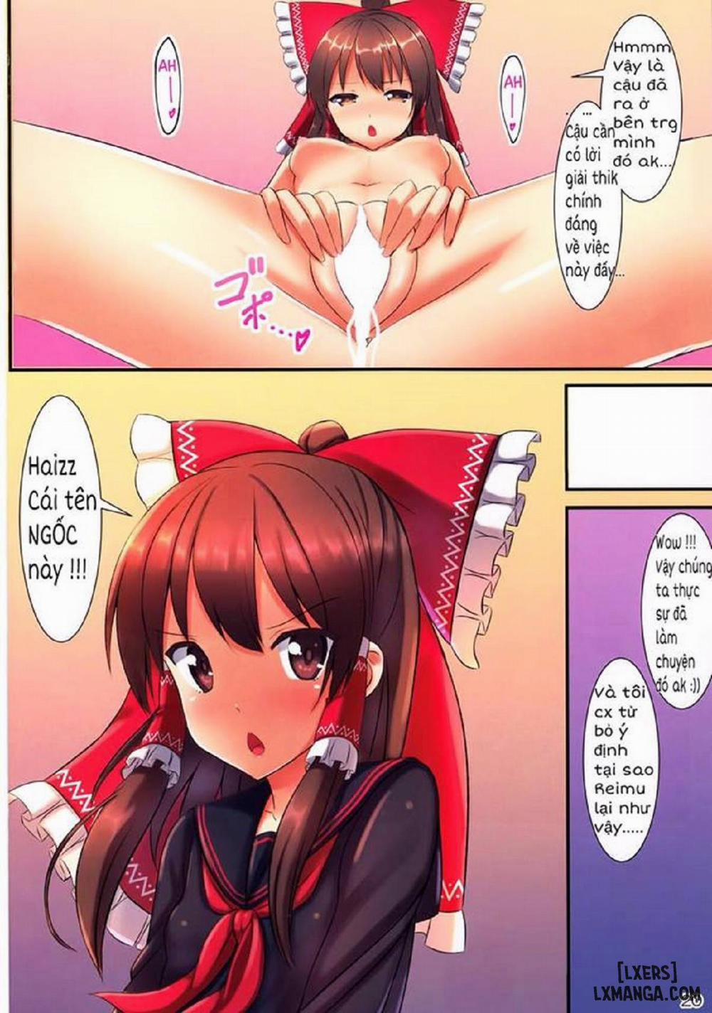 JK Reimu to Kyoushitsu H Oneshot trang 20
