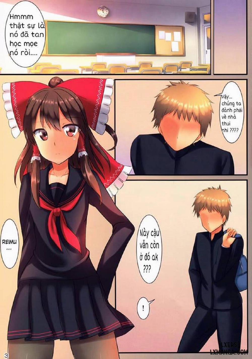 JK Reimu to Kyoushitsu H Oneshot trang 3