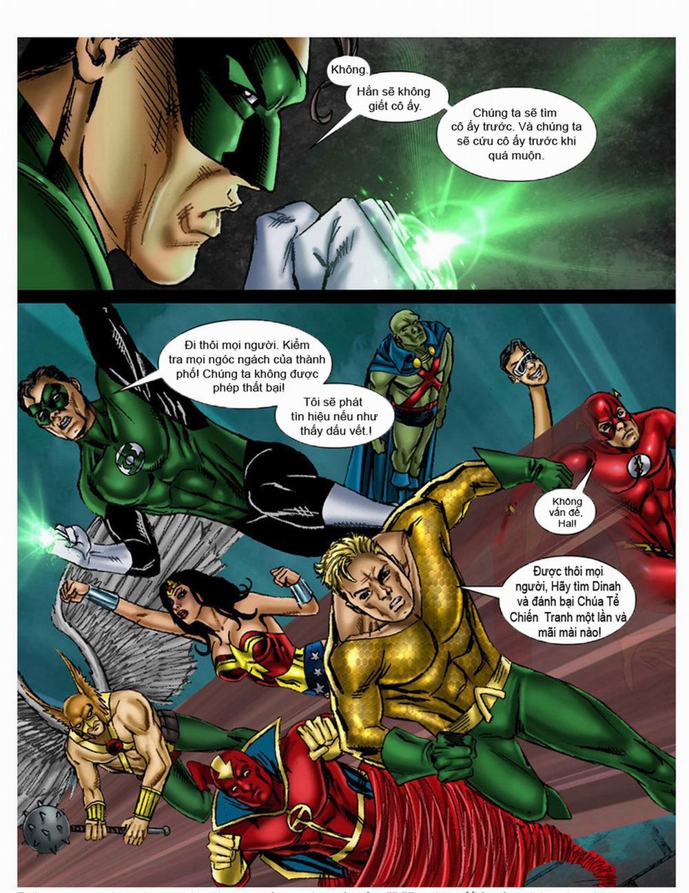 JLA The Return Of The Warlord Oneshot trang 9