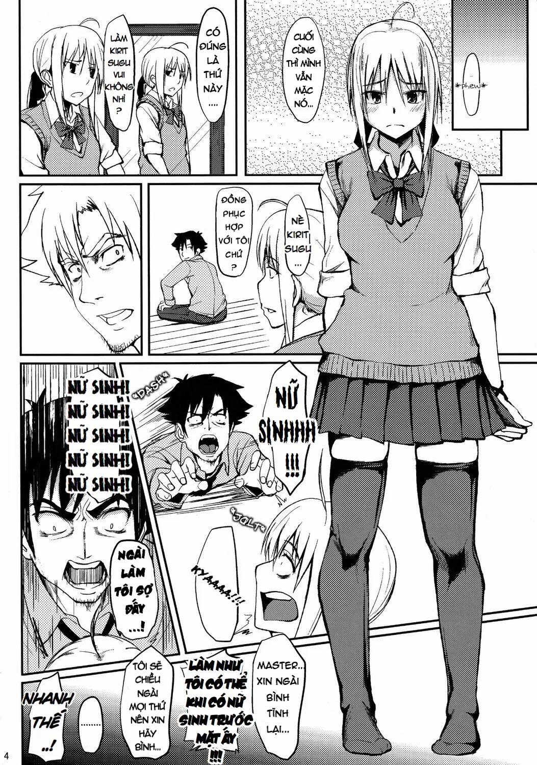Joshikou Saber (Fate/Zero) OneShot trang 3