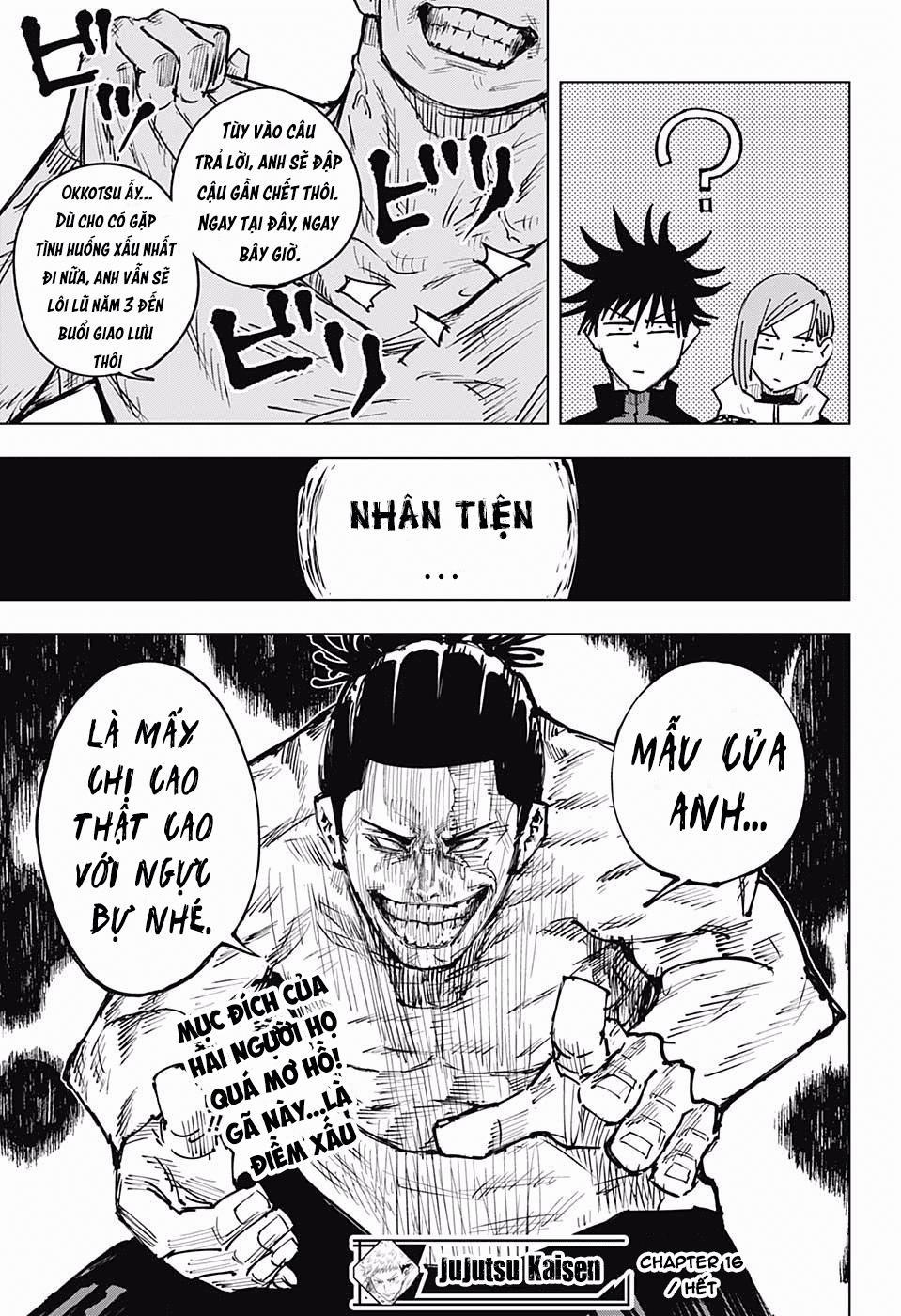 Jujutsu Kaisen - Chú Thuật Hồi Chiến 16 trang 21